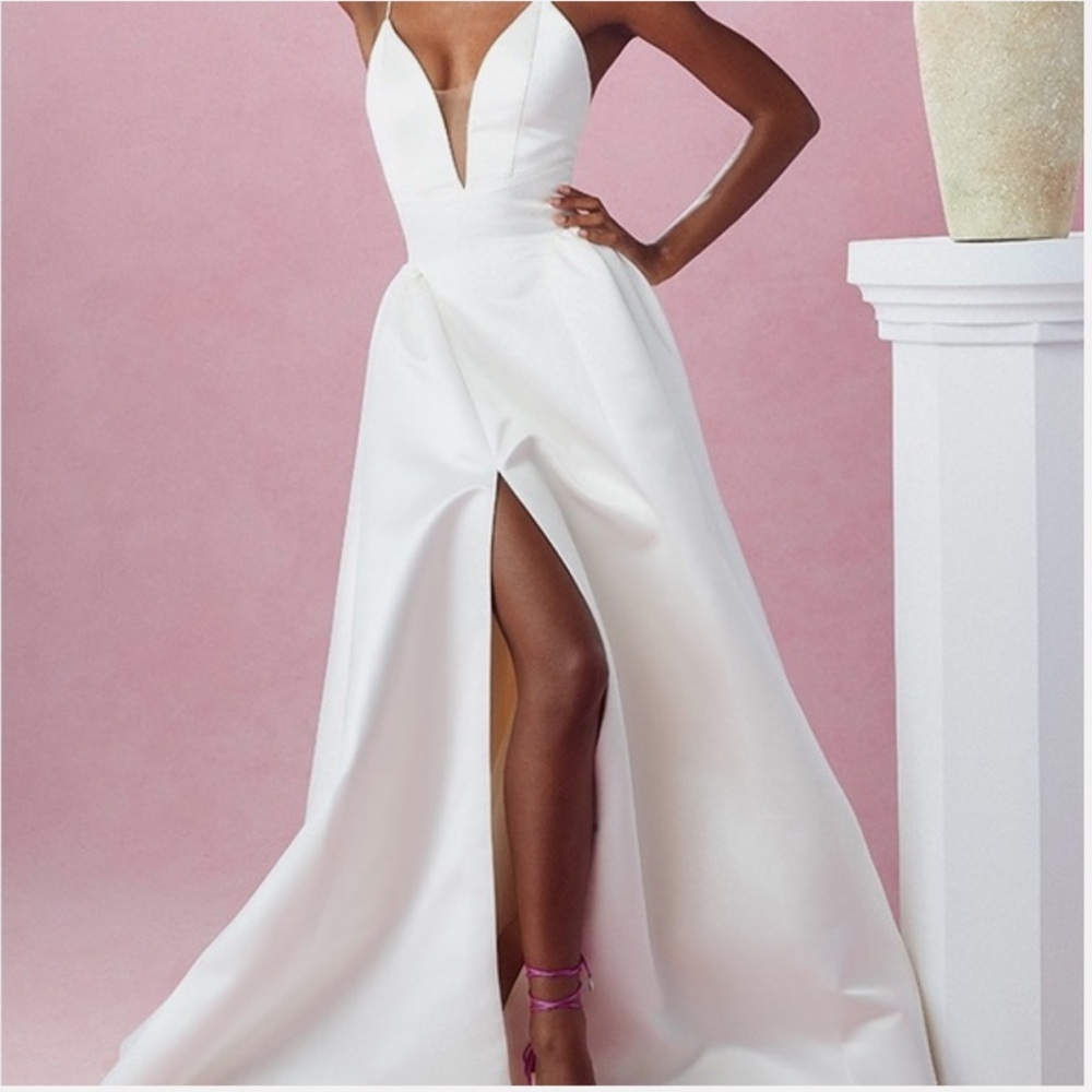 Sarah Seven Ivory Wedding Gown